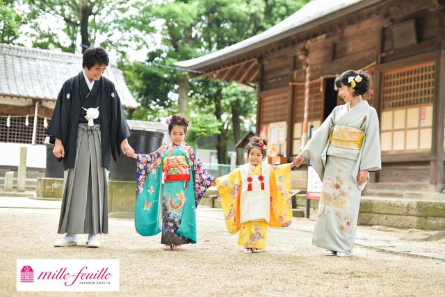 姉妹で仲良し七五三撮影☆(*^^)v浦和店