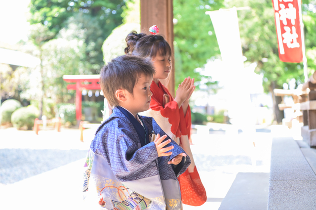 七五三ロケきょうだいショット☆草加店☆彡