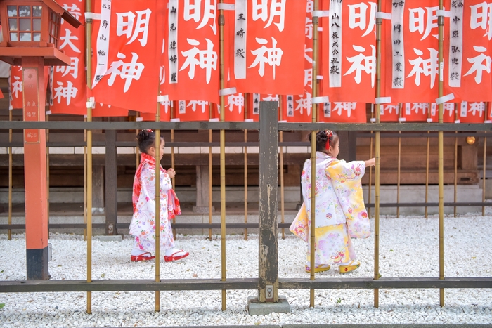 七五三3歳双子フォト☆草加店☆彡