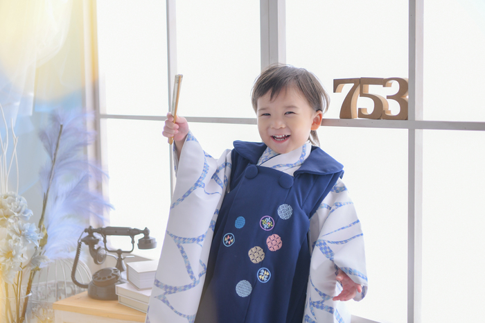 ☆川越店☆　七五三家族全員着物で撮影　3歳　☆