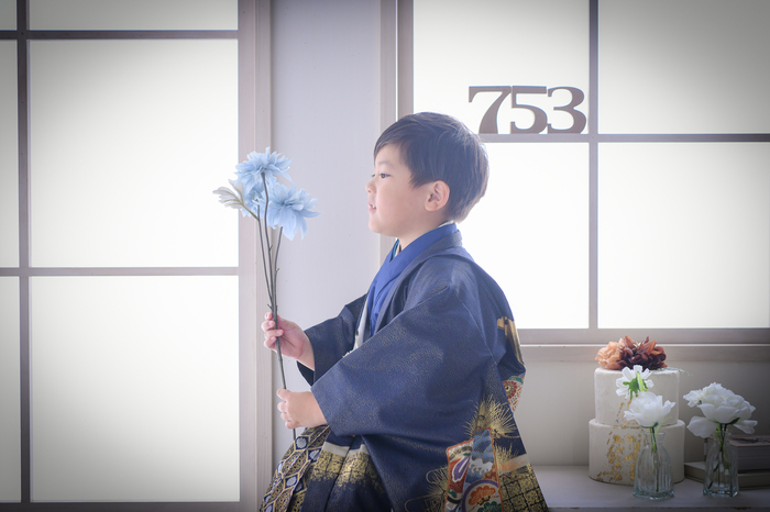 川越店　5歳七五三スタジオ撮影