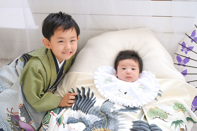 七五三5歳＆お宮参り☆彡上尾店