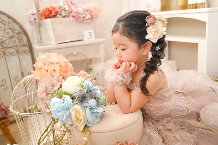 七五三3歳フォト☆彡上尾店　～ドレス編～