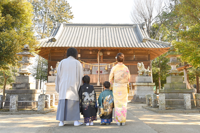 七五三5歳＆３歳着物フォト☆彡上尾店
