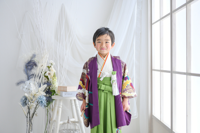 ★川越店★七五三５歳家族みんなで着物撮影